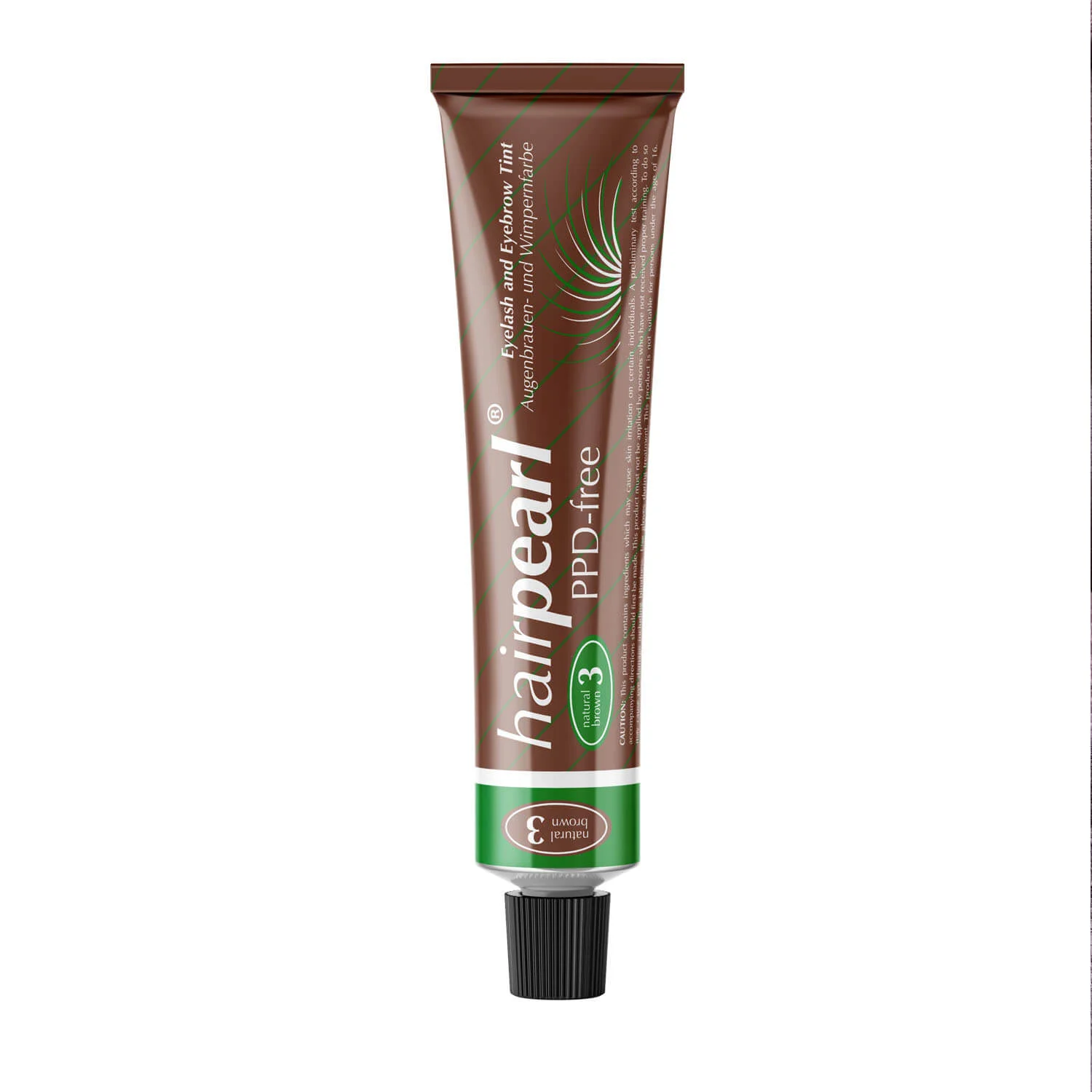 Hairpearl antakių ir blakstienų dažai, Nougat Brown 20 ml. PPD FREE