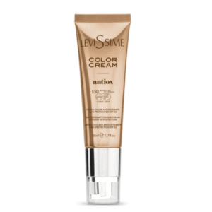 LEVISSIME COLOR CREAM ANTIOX SPF 50 – Apsauginė spalvą suteikianti veido priemonė 50 ml.