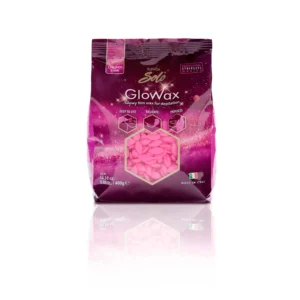 ITALWAX Depiliacinis vaškas granulėmis Glowax Cherry Pink 400g.